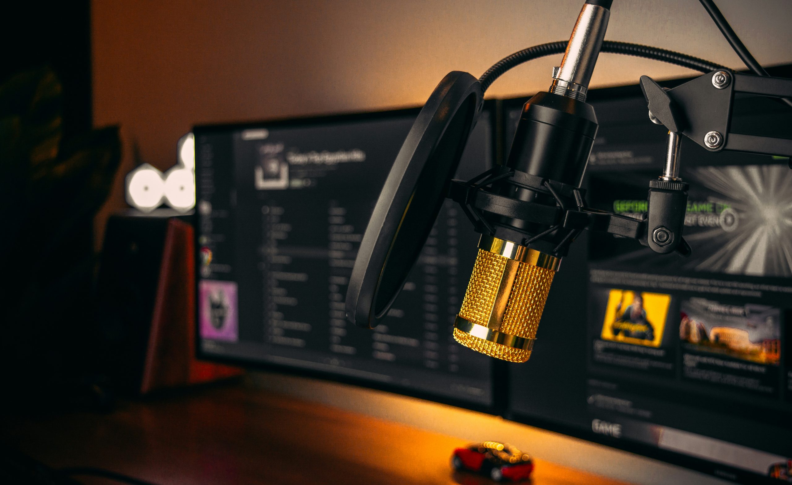 Podcasting studio