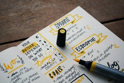 Planning goals in a journal