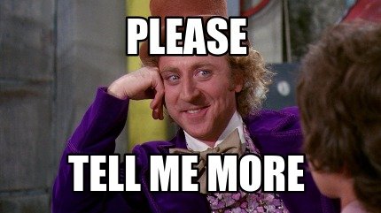 Please tell me more meme
