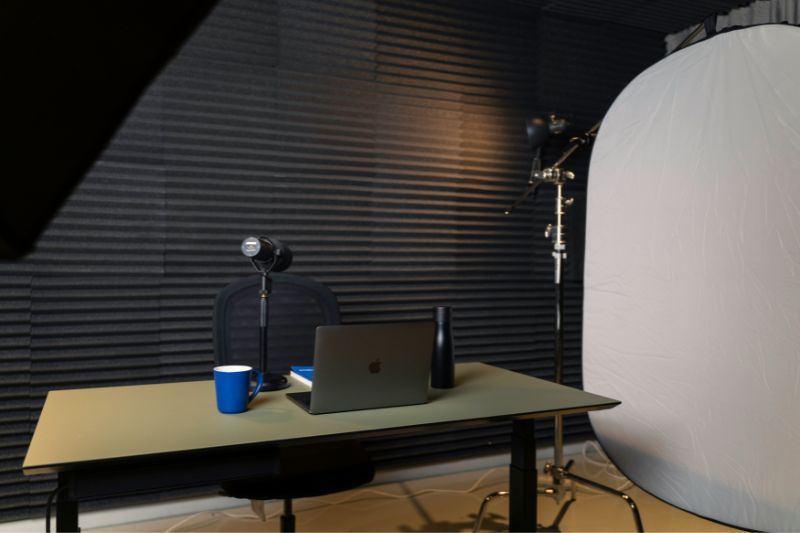 Soundproofed studio