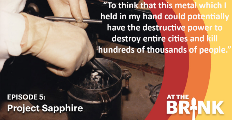 At the Brink podcast banner