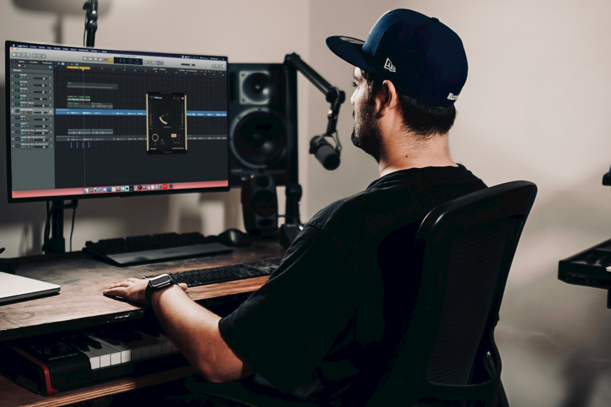 Podcast production studio