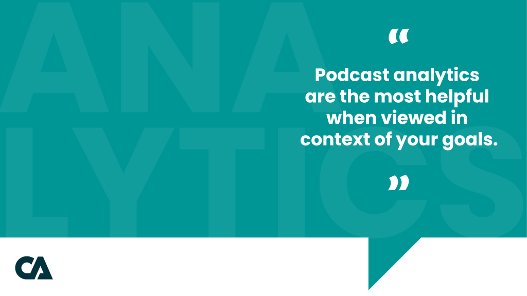 Podcast Analytics quote by Come Alive