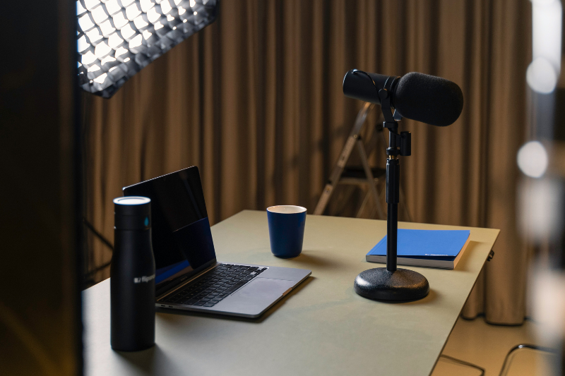 Podcast recording